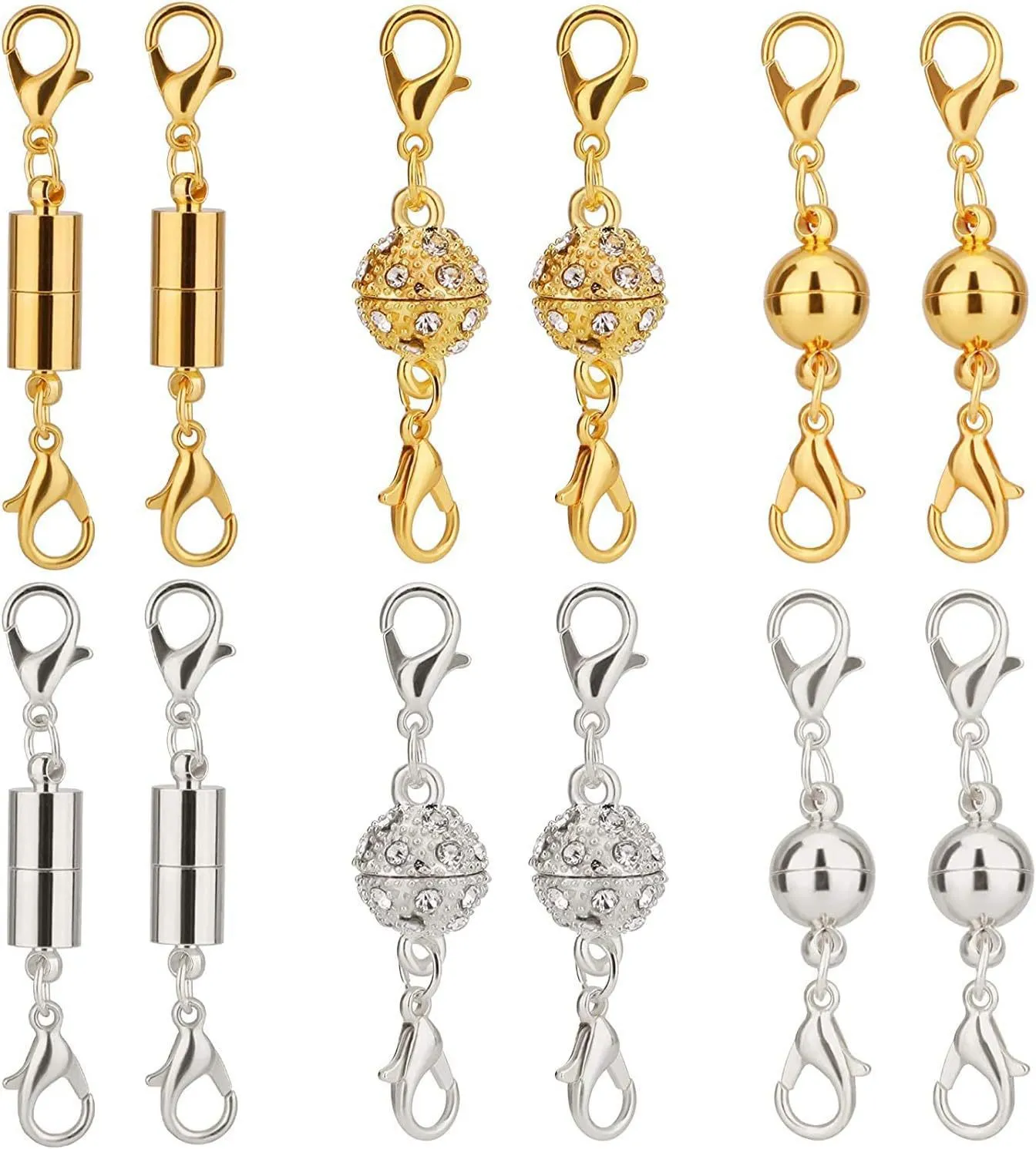 Magnetische Halskettenverschlüsse - Kaufen Sie 1 Set (12 Stück)